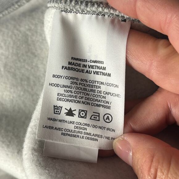 Nike Florida State Seminoles Vintage Logo Pullover Hoodie Gray Size Large - Picture 5 of 7